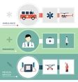 Paramedic Infographics Layout Royalty Free Vector Image