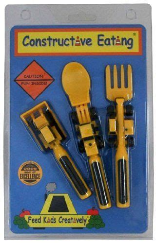 Constructive Eating 3 Piece Construction Worksite Utensil Set