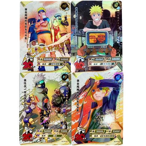 New Kayou Naruto Pr Cards Anime Figures Hatake Kakashi Haruno Sakura