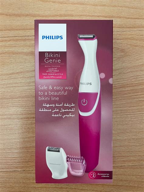 PHILIPS BRT382 60 BIKINI GENIE Bikini Trimmer Shaver PINK WET AND