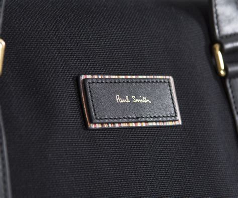 Paul Smith Canvas Folio Bag Black