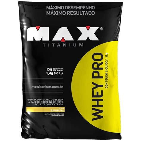 Whey Pro 1 5kg Baunilha Max Titanium Centauro