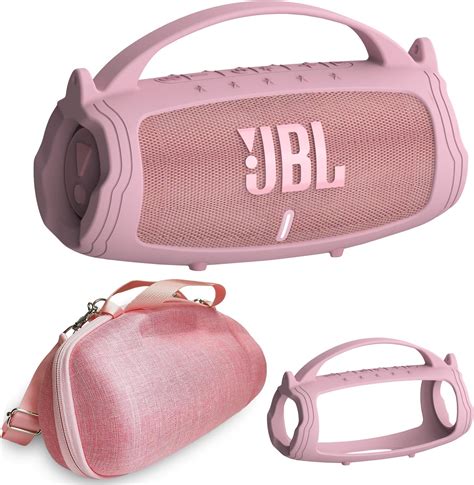 Jchpine Funda De Silicona Y Funda De Viaje Para Altavoz Port Til Jbl