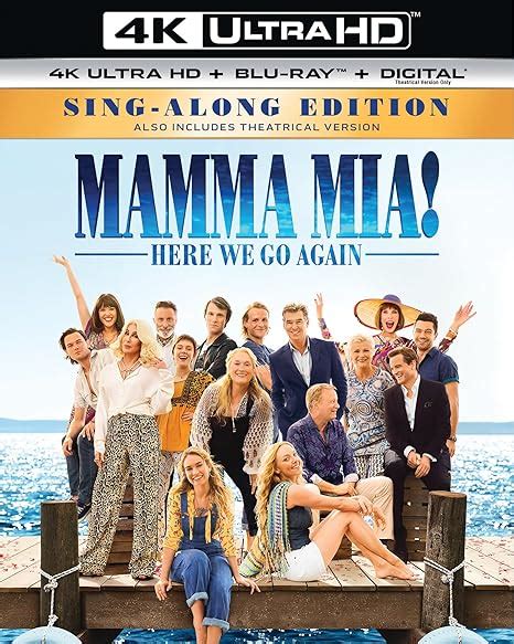 Mamma Mia Here We Go Again Blu Ray Christine Baranski Pierce Brosnan Dominic