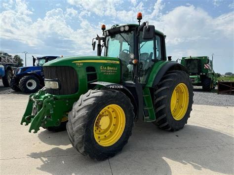 JOHN DEERE 7530 PREMIUM D Occasion Tracteur Agricole 185 Ch 2008