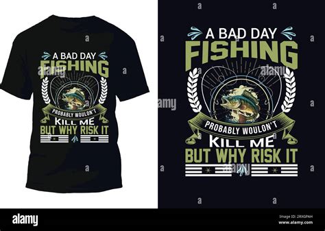 Fishing T Shirt Design Vector Stock Vector Image And Art Alamy