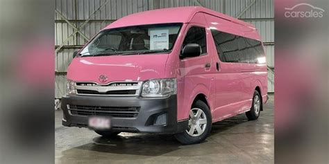 Used Demo And Near New Toyota Hiace Pink Car For Sale In Australia Au