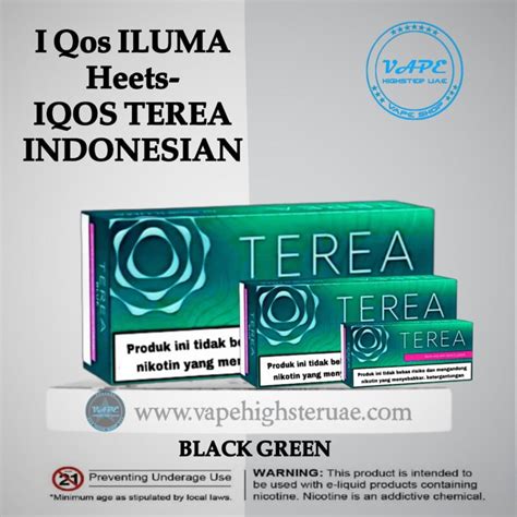 Iqos Terea Black Green Indonesian In Dubai Uae