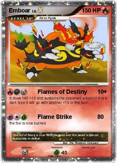 Pokémon Emboar 45 45 - Flames of Destiny - My Pokemon Card