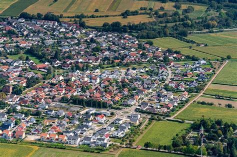 Luftbild Mahlberg Ortsansicht Mit Wohnbau Im S Den Des Ortes Im