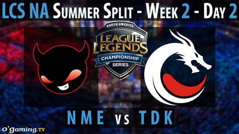 Team Dragon Knights Vs Enemy Esports Lcs Na Summer Split