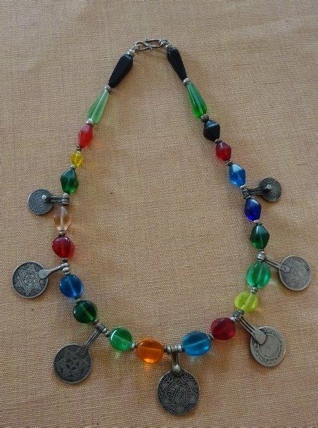 Moroccan Necklace With 7 Old Silver Coins Glass Morocco Catawiki