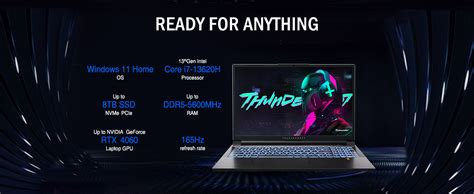 Amazon.com: Thunderobot 911MT (2024) Gaming Laptop, 15.6" FHD 165hz ...