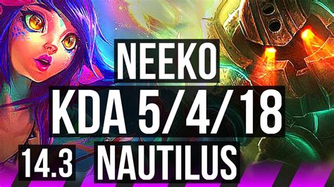 Neeko And Samira Vs Nautilus And Kalista Sup 5 4 18 Kr Grandmaster