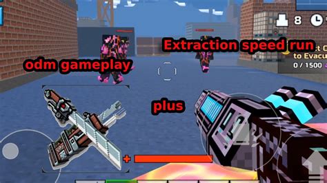 Extraction Mode SPEEDRUN Odm Gameplay Pixel Gun 3D YouTube