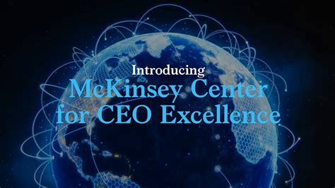 Introducing The McKinsey Center For CEO Excellence YouTube