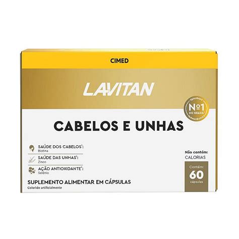 Lavitan Cabelos E Unhas É Bom - Suplemento Alimentar Lavitan Cabelos E Unhas 60 Cápsulas - Resilifarma ...
