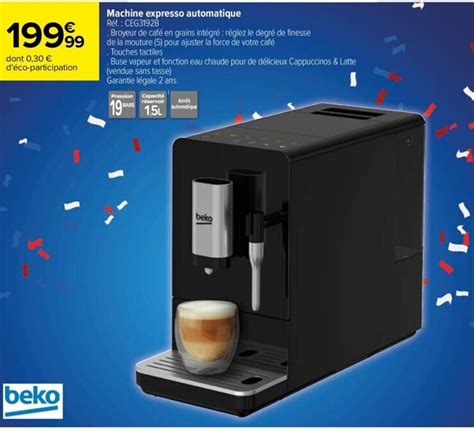 Promo Machine Expresso Automatique Chez Carrefour