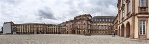 Castle Mannheim Germany High Definition Panorama Stock Image - Image of ...