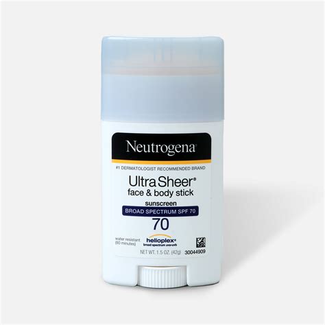 Neutrogena® Ultra Sheer® Face And Body Stick Sunscreen Broad Spectrum Spf 70 15 Oz