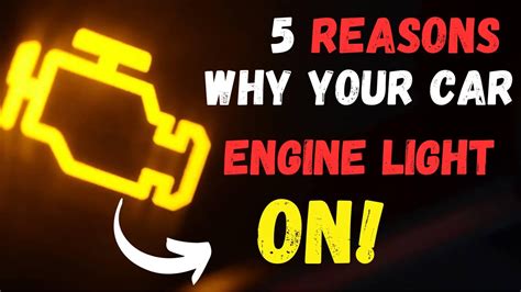 Top 5 Reasons Your Check Engine Light May Be On Youtube