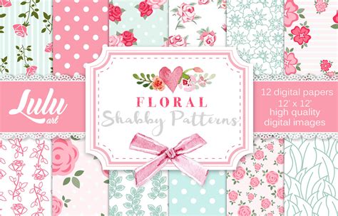 Shabby Patterns Graphic By Luludesignart · Creative Fabrica