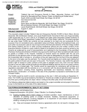 Fillable Online Tideland Use And Occupancy Permits To Olsen Alexander