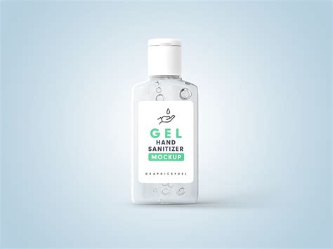 Hand Sanitizer Bottle Mockup