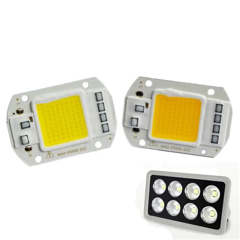 LED COB Chip 20W 30W 50W 100W 12V 24V AC 220V 110V Smart IC Ntegrated