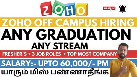 Zoho Recruitment 2023 Zoho Off Campus Drive 2023 For Freshers Zoho