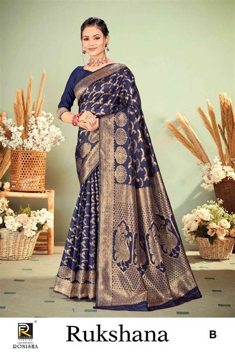 Ronisha Rukshana Banarasi Silk Saree Wholesaler Of Saree In Surat