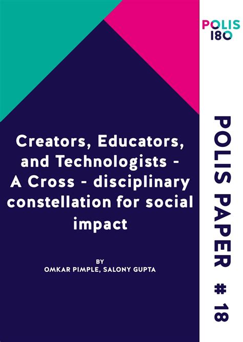 Polis Paper N° 18 – Creators, Educators, and Technologists – Polis180