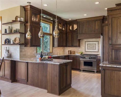 How To Use Dark Walnut Cabinets For A Timeless Look - Home Cabinets