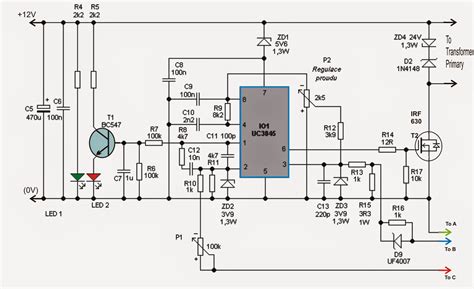 Ac Dc Switching Power Supply Schematic Diagram Supply Power