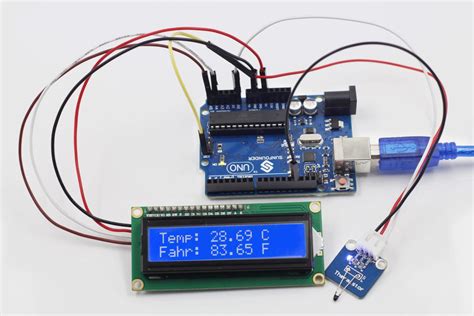 Lesson 5 Temperature Detection By Thermistor SunFounder Sensor Kit V2