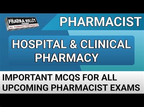 Pharmacist Exam Preparation HSSC TNMRB OSSSC PMC MPPEB ITBP