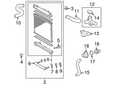 Radiator Components For Toyota Yaris Toyota Parts Center