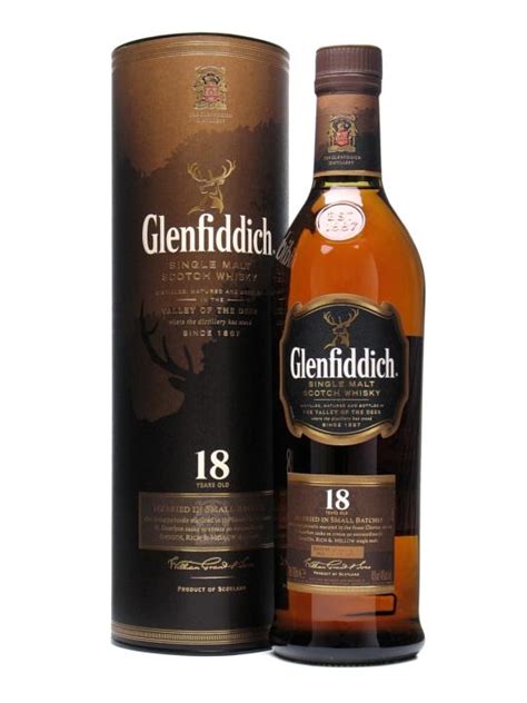 Glenfiddich 18 Year Old Single Malt Scotch Whisky Whiskimen