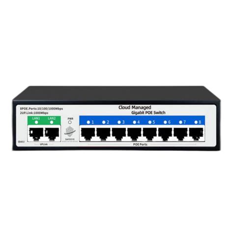 8 Port Gigabit POE Switch – Safe Eye