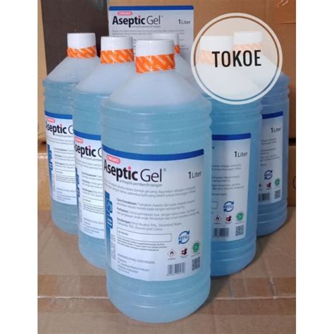 Jual Aseptic Gel L Onemed Liter Refill Shopee Indonesia