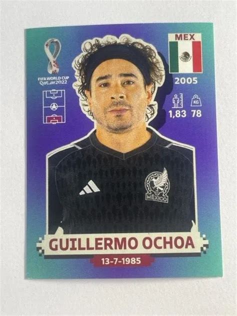 Panini World Cup Qatar Guillermo Ochoa Sticker No Mex