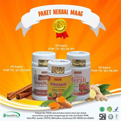 Jual Kapsul Ekstrak Kunyit Herbal Tazakka Obat Kanker Dan Pencernaan