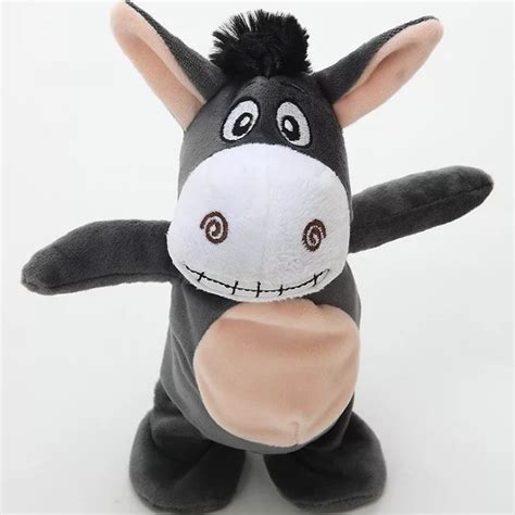 Electronic Funny Talking Donkey Plush Toy Plush Rocking Donkey And