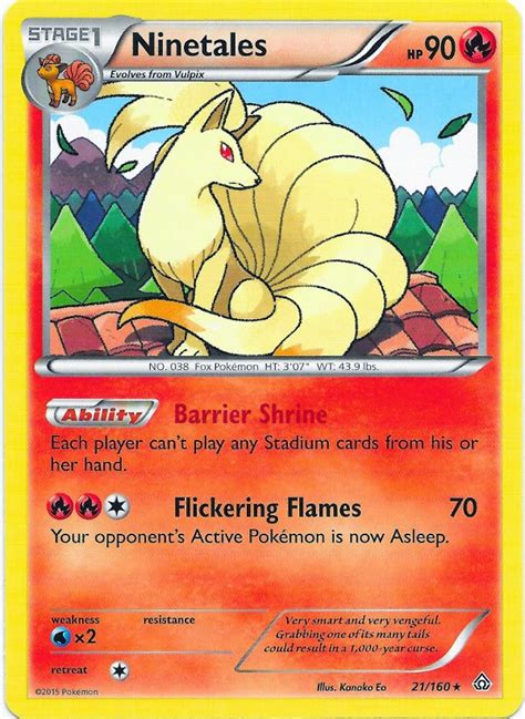 Ninetales Primal Clash Pokemon Card Review Primetimepokemon S Blog