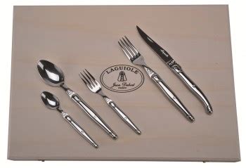 Laguiole Stainless Steel 20 piece cutlery set (Jean Dubost)