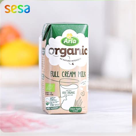 Jual Terbaik Arla Organic Full Cream Milk Uht Ml Susu Organik