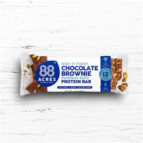 Dark Chocolate Brownie Protein Bars (9 Bars) | 88 Acres