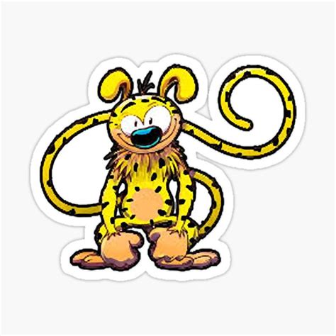 So Funny Marsupilami Classic Fans Sticker For Sale By Drpaigetromp