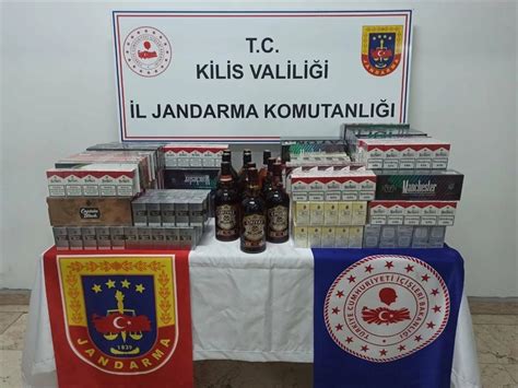 Kilis te Gümrük Kaçağı Sigara ve İçki Operasyonu Haberler