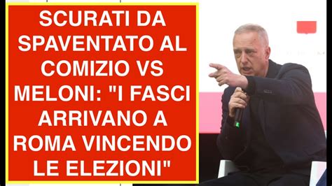 SCURATI AL COMIZIO VS MELONI I FASCI ARRIVANO A ROMA VINCENDO LE